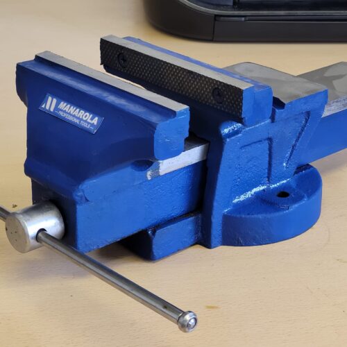 150mm Fixed Base Bench Vice With Hardened & Tempered Carbon Steel Jaws