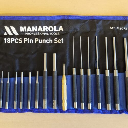 18PCS Pin Punch Set With Automatic Centre Punch