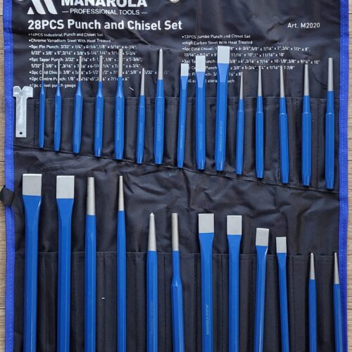 28 Pcs Industrial Punch and Chisel Set
