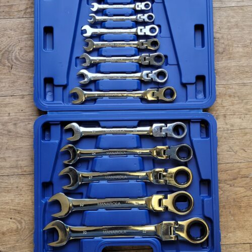 13pc Flexible Ratchet Wrench Set