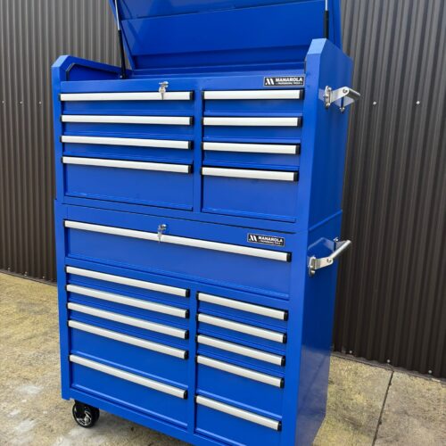 42″ 20 Drawer Blue Colour Tool Chest With Wheels