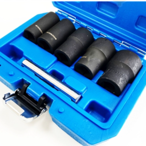 High Quality 6Pc 1/2″ Dr Impact Twist Socket Set For Removing Damaged Nuts, Bolts & Fixings