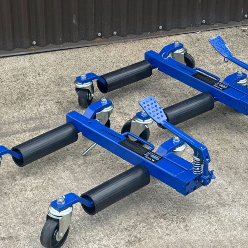 1500 LBS Vehicle Positioning Jack / 9″ Car Wheel Dolly Pair