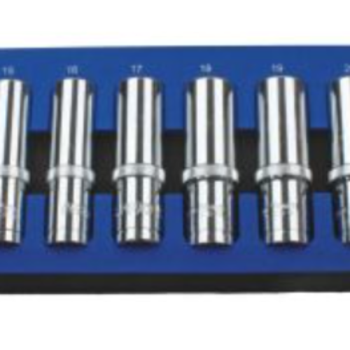 15Pc 1/2″ Dr 12Pt Deep Sockets 10-24mm