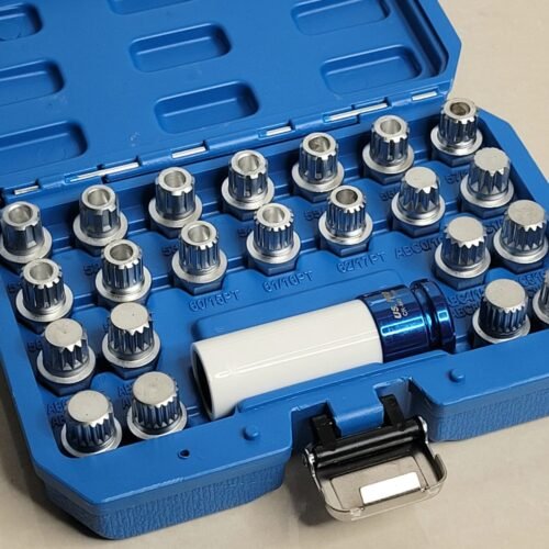 US PRO 23 Piece VAG Locking Wheel Nut Key Set Suits Volkswagen & Audi Group vehicles