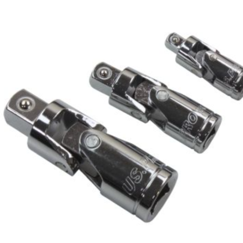 3Pc Universal Joint Set 1/4″, 3/8″ & 1/2″