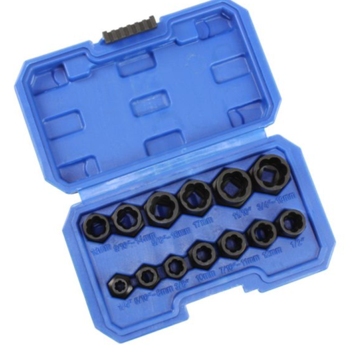 13Pc 3/8″ Dr Impact Bolt Extractor Set