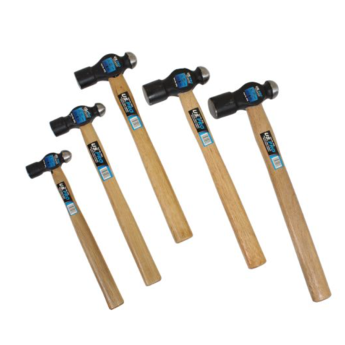 Set Of 5 Ball Pein Hammers – Beech Wood Handle