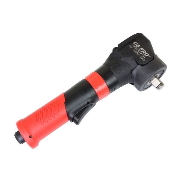 US PRO 1/2" Drive Air Angle Impact Wrench 500NM Suits Deep Working Area