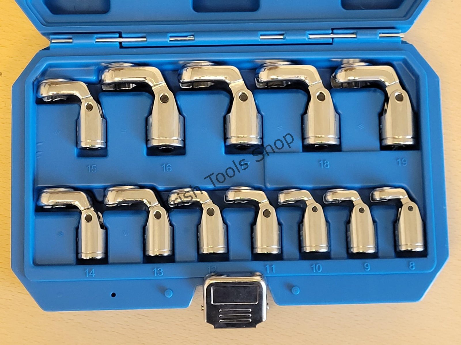 12 Pieces 3/8"Dr. Flexible Crows Foot Wrench Set