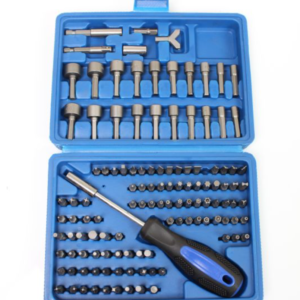 US PRO 122 Piece Socket Bit Set With Bit Driver