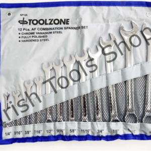 12 Piece Chrome Vanadium Combination Spanner 1/4" - 1"
