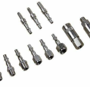 12 Piece Two Touch Quick Release Air Hose Fittings & Couplings | Thread type: BSP & Taper