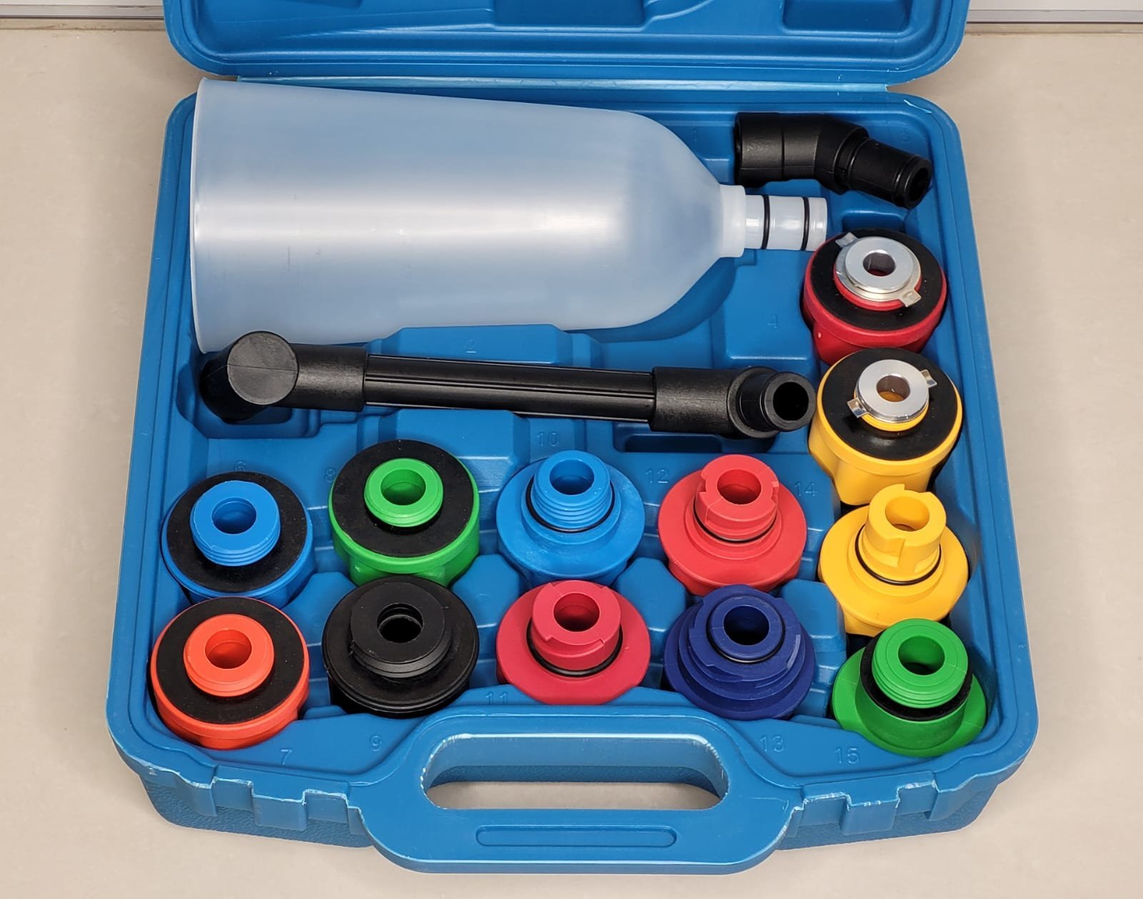 US PRO 15 Piece Engine Oil Filler Set Suits Audi, BMW, Honda, Mazda, Mercedes, Nissan, Toyota, Volvo & VolksWagen