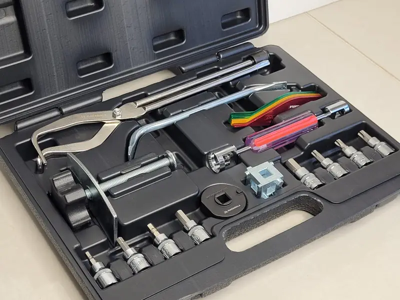 15 Piece Brake Service Kit Sets For Both Disc & Drum Systems