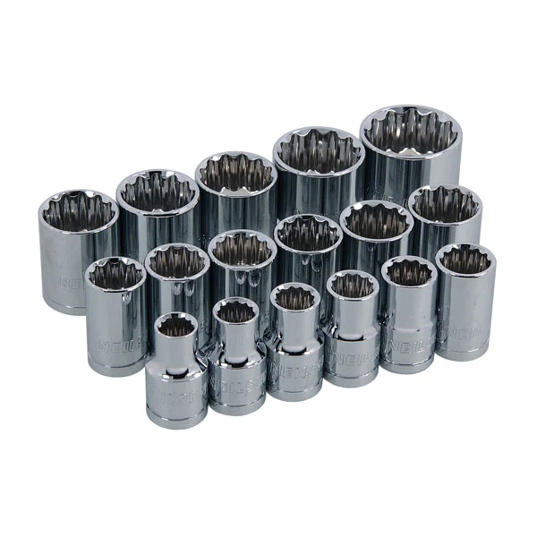 17 Piece 1/2in Drive Socket Set | 10~30mm