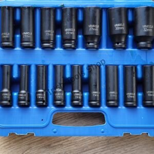 17 Piece1/2" Drive Metric Deep Wall Impact Socket Set 10 - 32mm