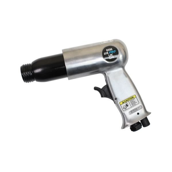 US PRO 190MM Air Hammer 3500BPM | Retaining Spring & Tapered Punch | Steel Cutter, Straight Cold & Rivet Cutter Chisel