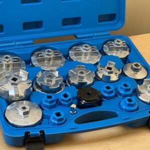 19 Piece Cup Type Oil Filter Wrench Set For Cartridge Type Filters