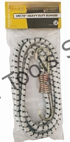 1 Piece 72" 12Mm Strong Elastic Bungee With Hooks