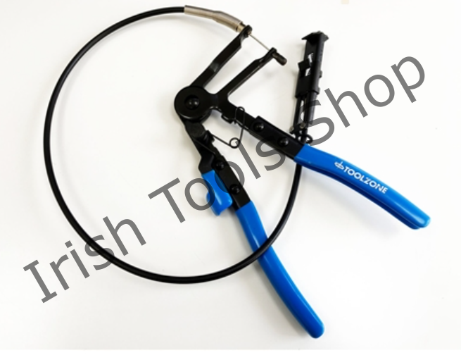 1 Pc Long Reach Hose Clamp Plier With Flexible Wire Shaft For Extra Reach