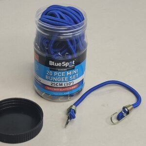 20 Piece Heavy Duty Mini Bungee Set 25cm (10")