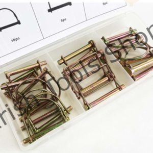 20 Piece Zinc Coated PTO Pin Assortment