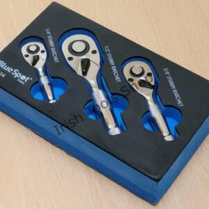 3 PCE STUBBY RATCHET SET IN EVA FOAM (1/4", 3/8", 1/2")