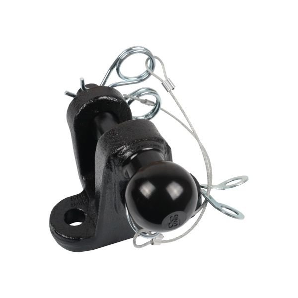 US PRO 3.5 Ton Tow Ball and Pin Hitch - Black | Suits All Standard Flange Tow Bars