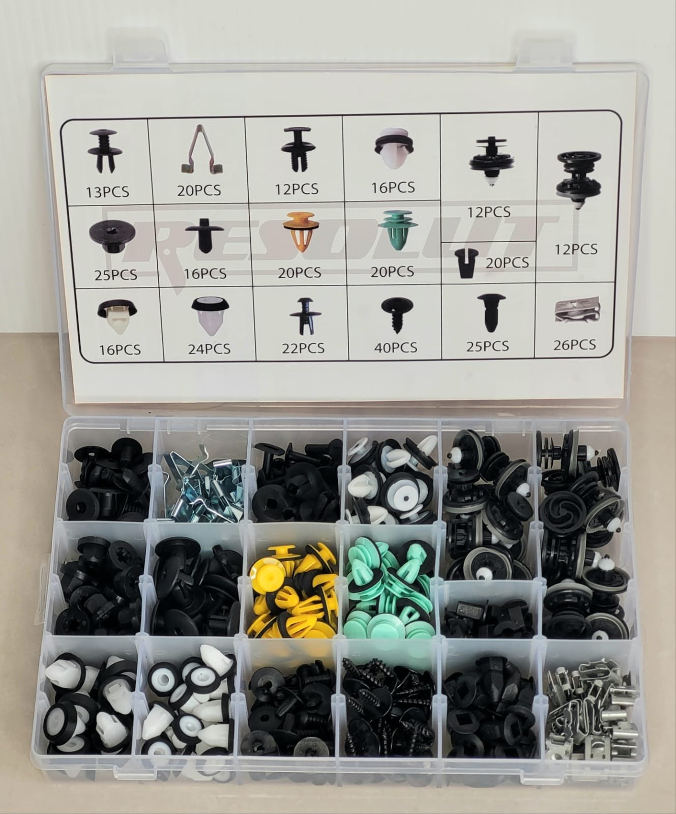 US PRO 339 Piece Assorted Vehicle Trim Clips For German Brands