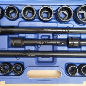 3/4″ Drive 21Pce 12 Point Metric Impact Socket Set 19 - 50mm