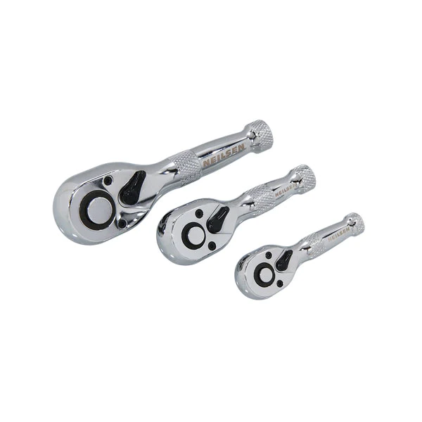 3PC STUBBY RATCHET SET