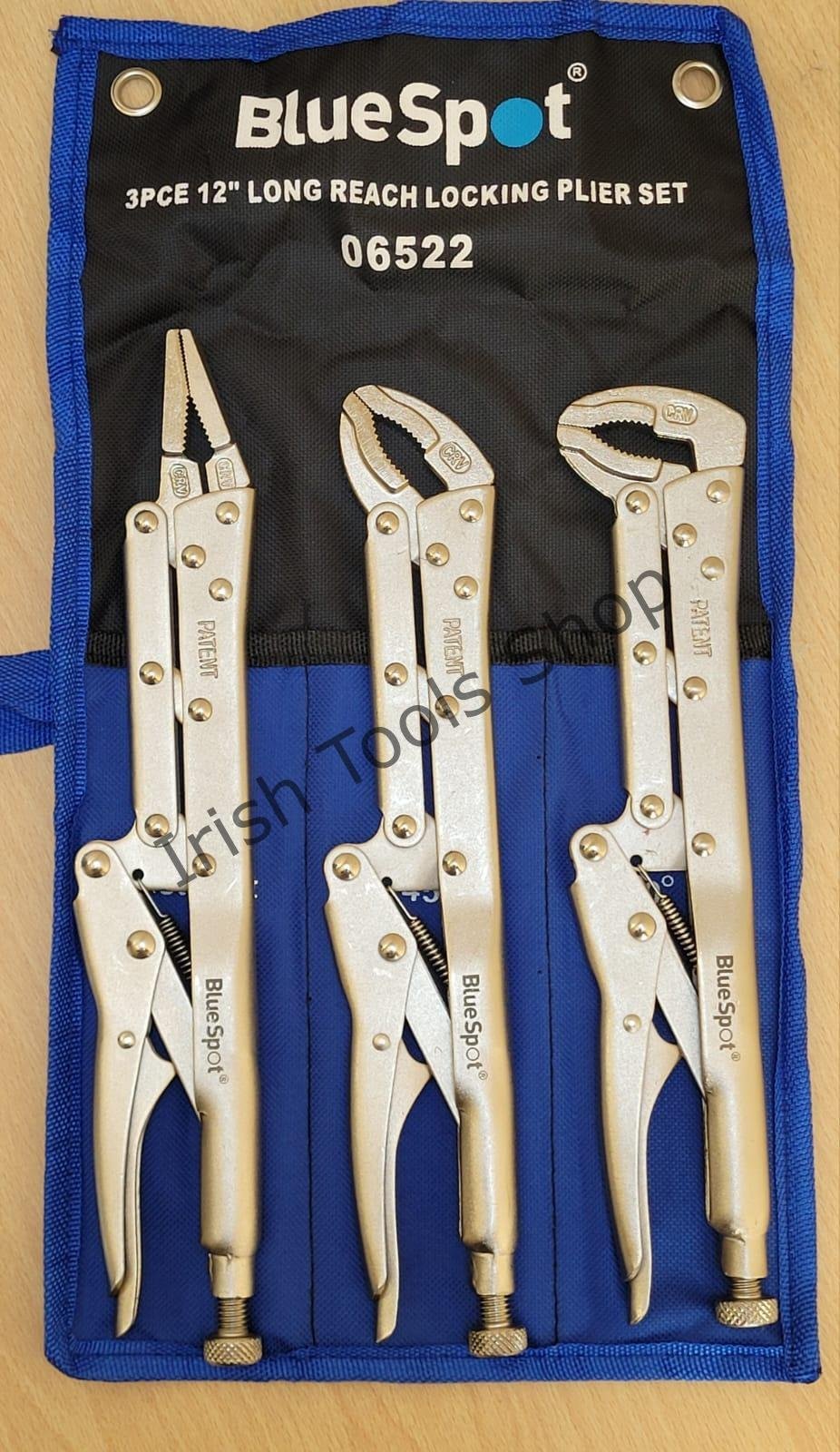 3 PCE 300MM (12") EXTRA LONG LOCKING GRIPS