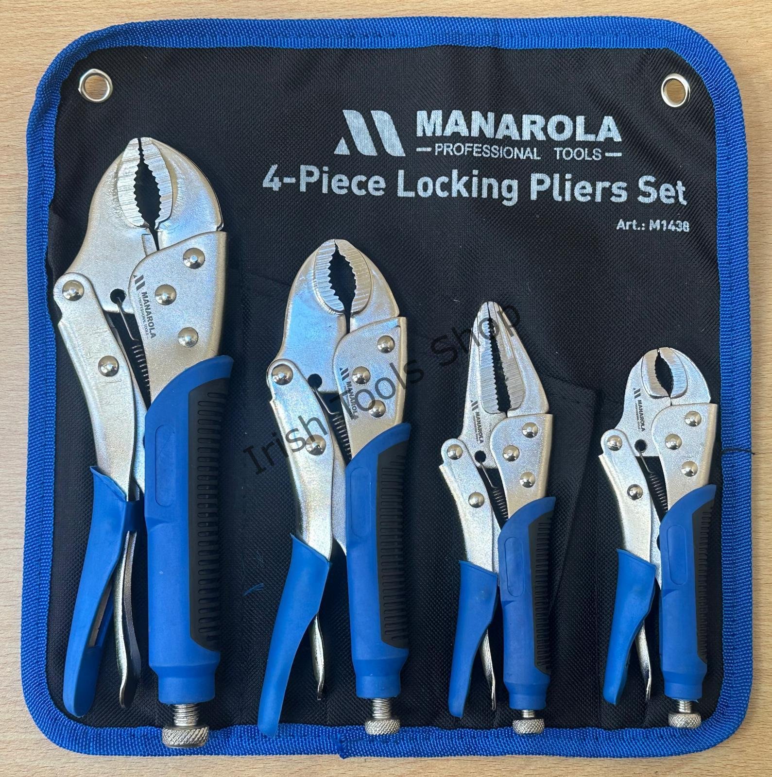 4 Piece Locking Pliers Set