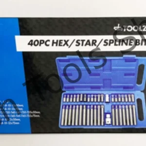 40Pc Hex/ Star/ Spline Bits