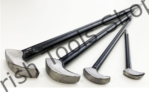 4Pc Heel & Toe Pry Bar Set 6", 12", 16" & 20"