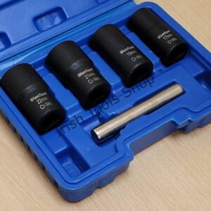 5 Piece 1/2" Square Drive Locking Wheel Nut Remover Socket Set