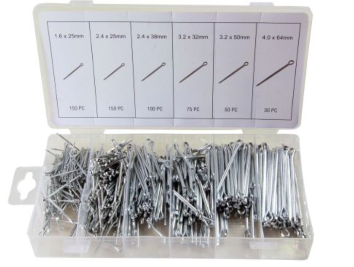 US PRO 555 Piece Cotter Pin Assortment