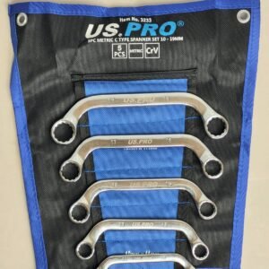US PRO 5 Piece Metric C Type Spanner Set | 10 - 19mm