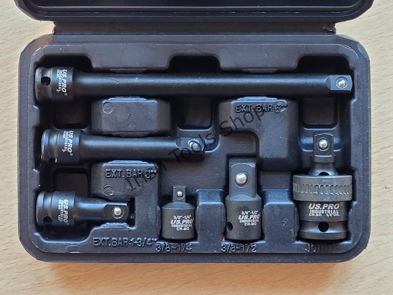 6 Piece 3/8" Drive Impact Socket Accessory Set