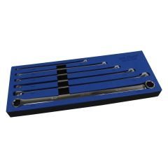 US PRO 6 Piece Double Ended Ring Spanner Set For Removing Damaged Nuts 8 - 19MM