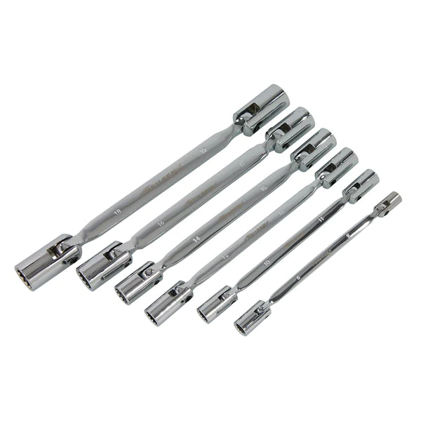 6 Piece Swivel Head Socket Wrench Set With Dual Heads
