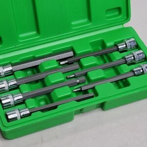 7PCS 3/8" DR. 110MM(L) Hex Bit Sockets