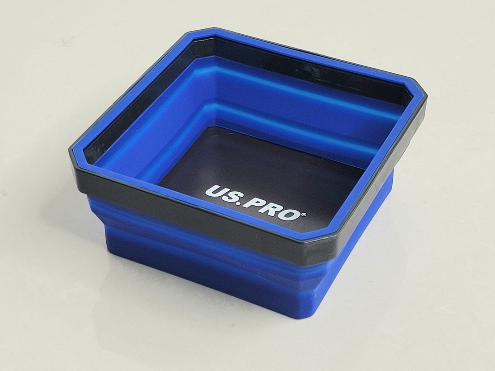 US PRO Collapsible Blue Magnetic Parts Tray | Oil Resistant
