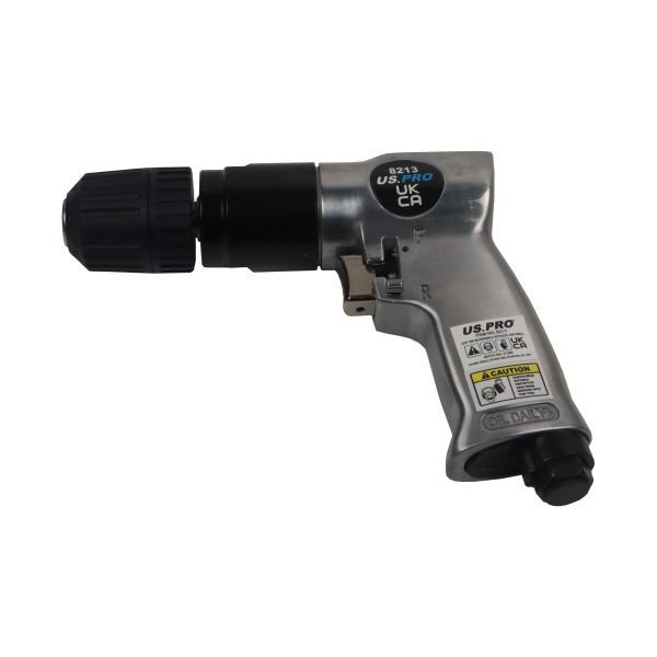 US PRO 3/8" Drive Reversible Keyless Air Drill 1800RPM 5CFM