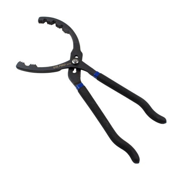 US PRO Large Offset Cartridge Oil Filter Pliers 73-180MM