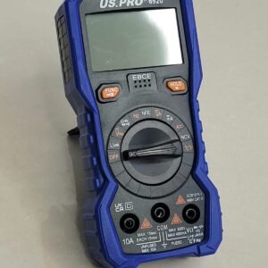 US PRO LCD Digital Intelligent Multimeter | NCV Function | AC & DC 4-600V 10MA-10A | With Test Leads & Battery