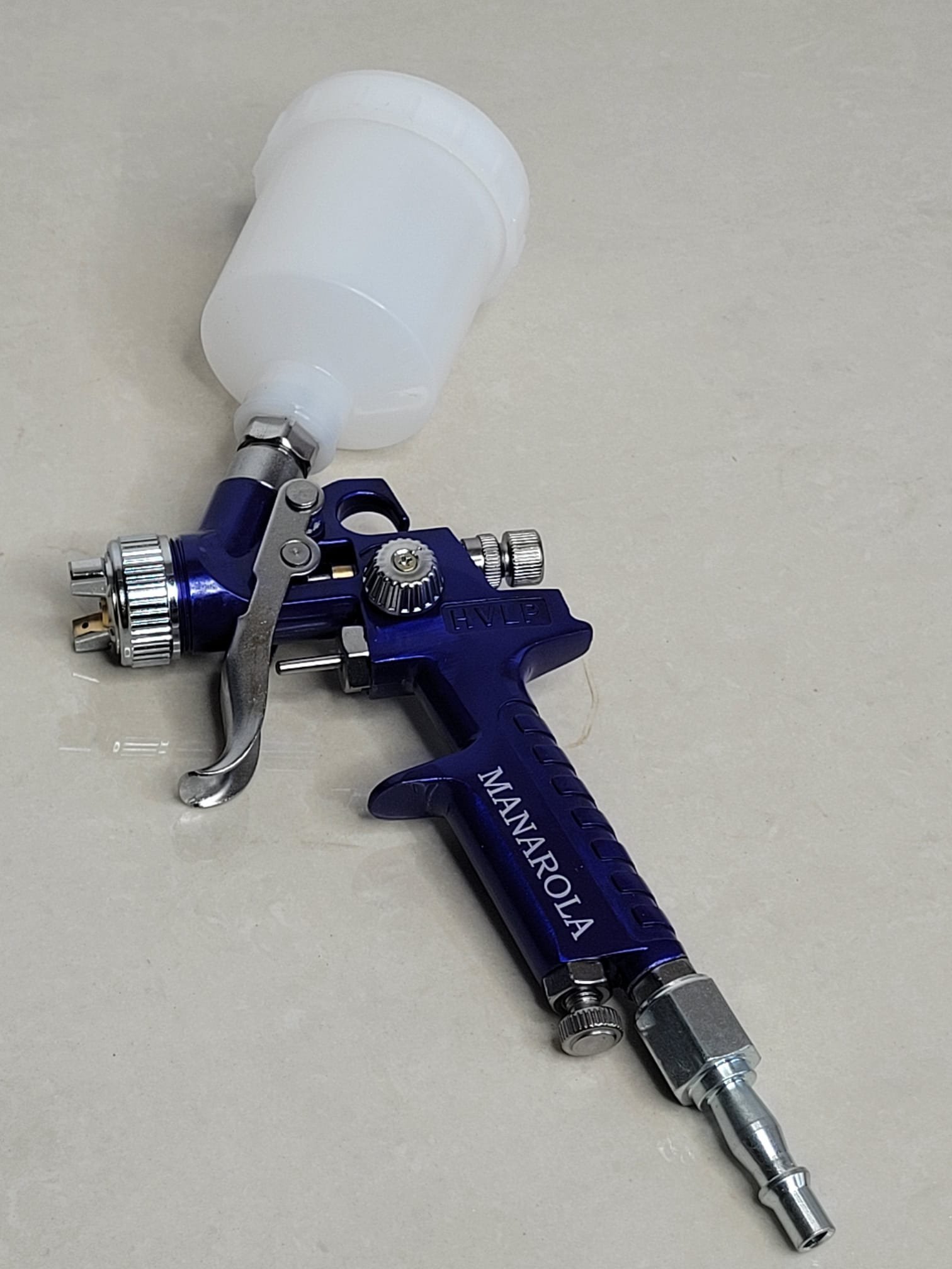 MINI-HVLP 1/4" Gravity Feed Spray Gun - 150CC
