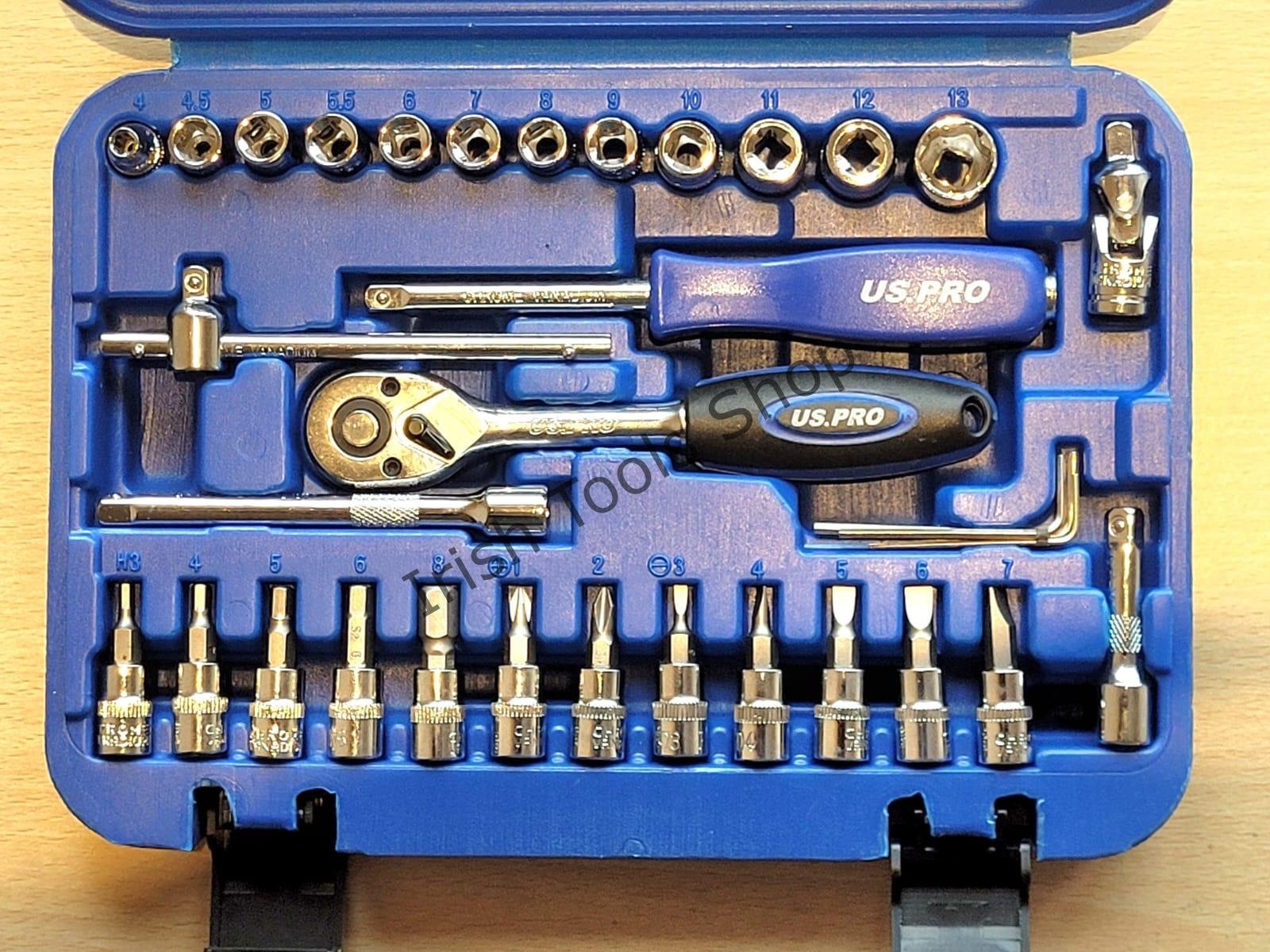 33 Piece 1/4" Drive Super Lock Socket Set