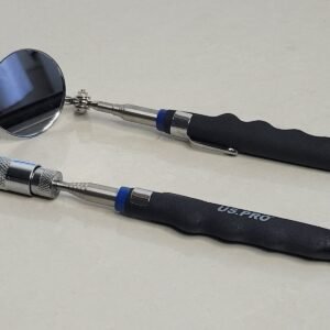 US PRO Telescopic Magnetic Pick Up Tool With Magnetic End & LED Light